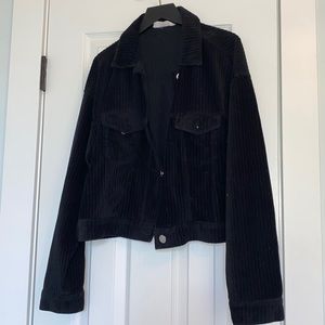 Black corduroy jacket